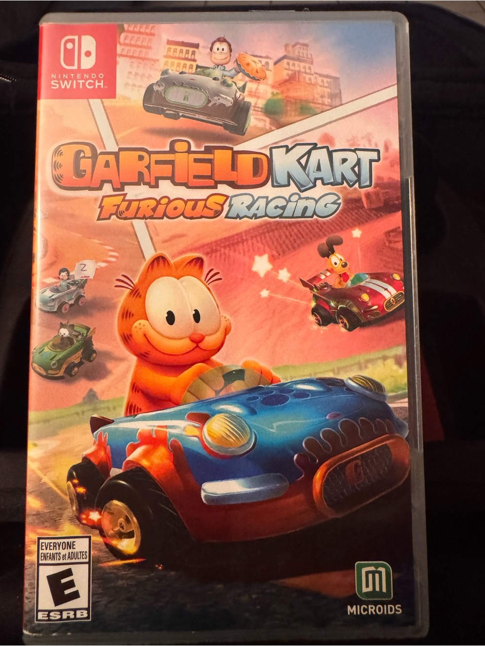 Nintendo Garfield Kart Racing — Orange and Blue Cover